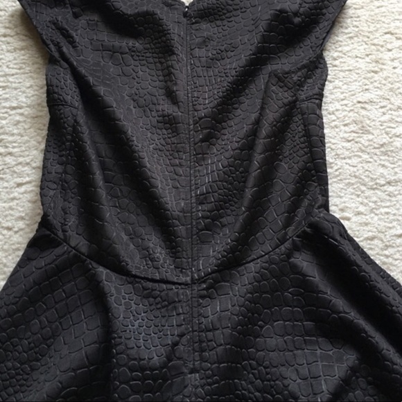 Black Flare Dress - Picture 4 of 4